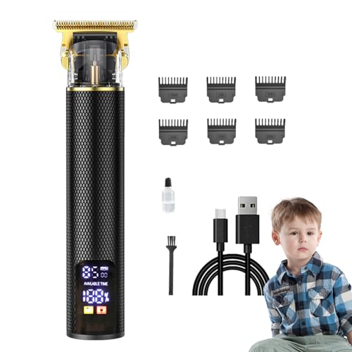 Juego de cortadoras de pelo, kit de corte de pelo eléctrico, recortadora de barba inalámbrica, juego de herramientas de aseo, afeitadoras eléctricas profesionales | Kit de peluquería de alto