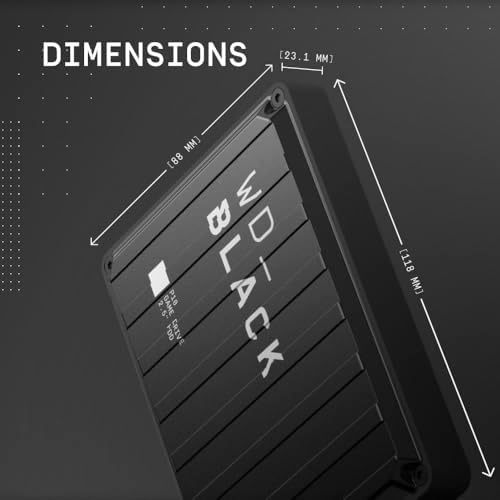 WD_BLACK 6TB P10 Game Drive, Portable External Hard Drive, Works with PlayStation, Xbox, & PC - WDBZ7D0060BBK-WESN - 2