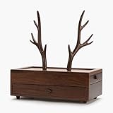 □ Esta caja de almacenamiento de joyería elegante y único y colgador collar pueden complementar la decoración moderna y rústico y añadir calidez a su espacio.Muy adecuado para mostrar su joyería o para la exhibición profesional.Muy adecuado para collares colgantes, pulseras, etc.