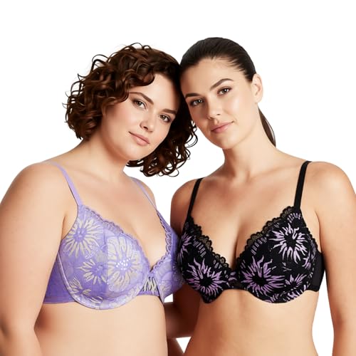 Soutien-gorge à armatures Curve Muse lot de 2 avec léger rembourrage dentelle 85F