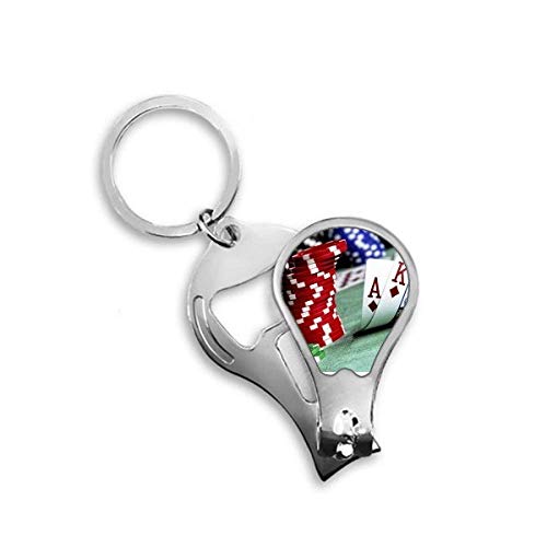 Coupe-ongles de pieds jeu Poker Chips pour votre routine de soin
