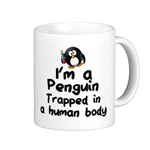 Im A Penguin Trapped In Human Body Funny Mug, Penguin