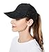Produktbild UTOWO Pferdeschwanz Messy High Bun Baseball Hat Ponycaps Einstellbare Trucker Cap - Schwarz - Medium