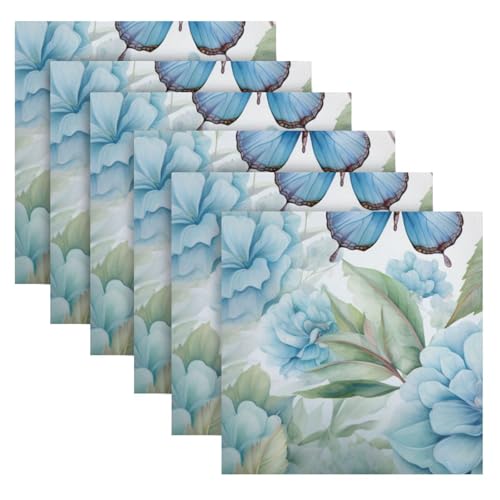 Servilletas de tela multicolor 20x20 pulgadas pack x6 miniatura 2