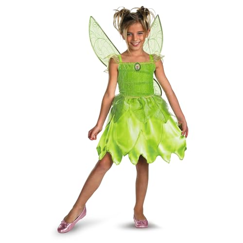 Disfraz clásico Tink y varita de hada para niñas miniatura 3