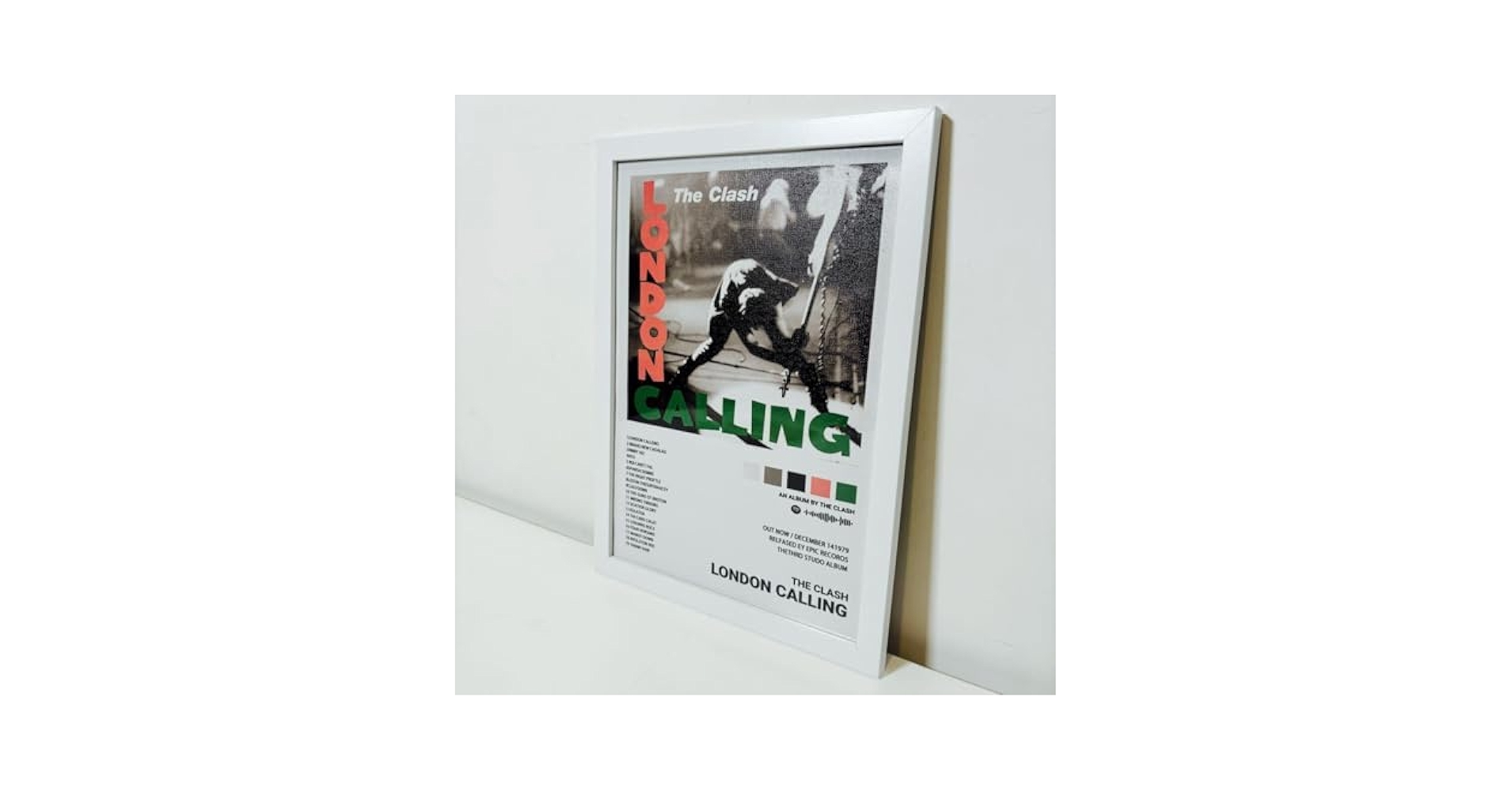 The Clash London Calling 公式ポスター＋額装 Amazon.co.jp: Pyramid America The Clash London Calling Music
