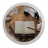 Los pomos para armarios están hechos de ABS y vidrio de alta calidad, con tornillos de acero inoxidable, duraderos y de buen aspecto.