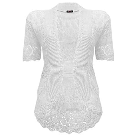VR7 Women's Lightweight Crochet Lace Cardigan Cover