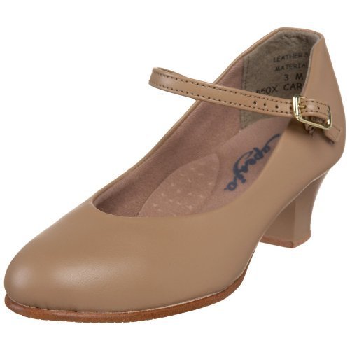 Capezio Jr. Footlight 550X Character Shoe (Little Kid/Big Kid),Caramel,1 M Us Little Kid #TOP18