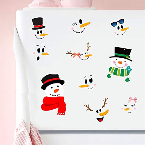 Pegatinas de Cara de Muñeco de Nieve Kiddale Navidad miniatura 7