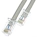 Cable Central LLC (5 Pack Cat5e Gray Copper Ethernet Patch Cable, Bootless, POE Compliant, 14 Feet