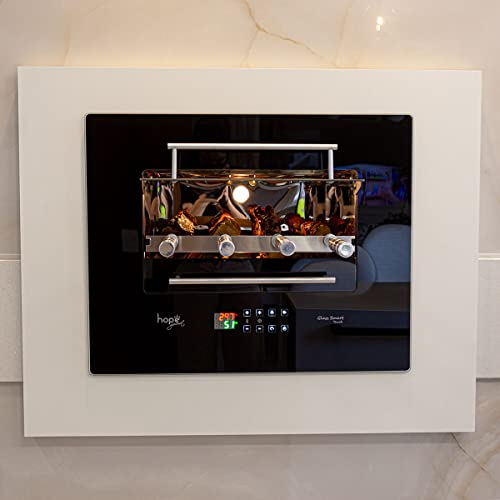 Churrasqueira Elétrica Gourmet para Parede com Painel Touch Espet...