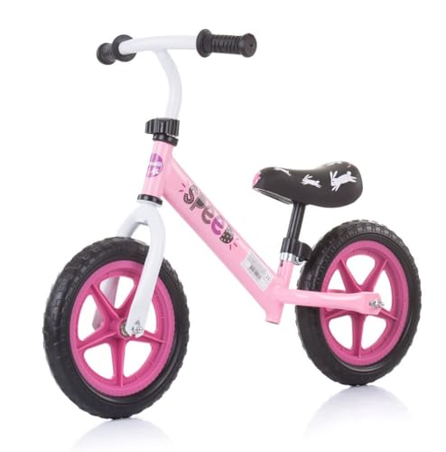 Chipolino, Speed Wheel 12 Inch Rubber Grip Handlebar Seat Height Adjustable Colours Pink