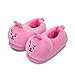 BT21 Official Merchandise by Line Friends - Cooky Character Plush House Slippers for Women, Pink
