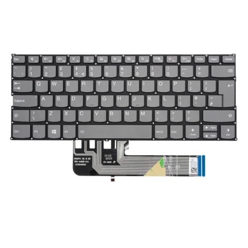Clavier rétroéclairé pour Lenovo Yoga 6-13 Ordinateur Portable AZERTY Français Gris