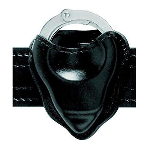 Safariland 090H-18 Handschellen-Tasche Offene Oberseite für aufklappbare Handschellen, schwarz, Korbgeflecht Cover