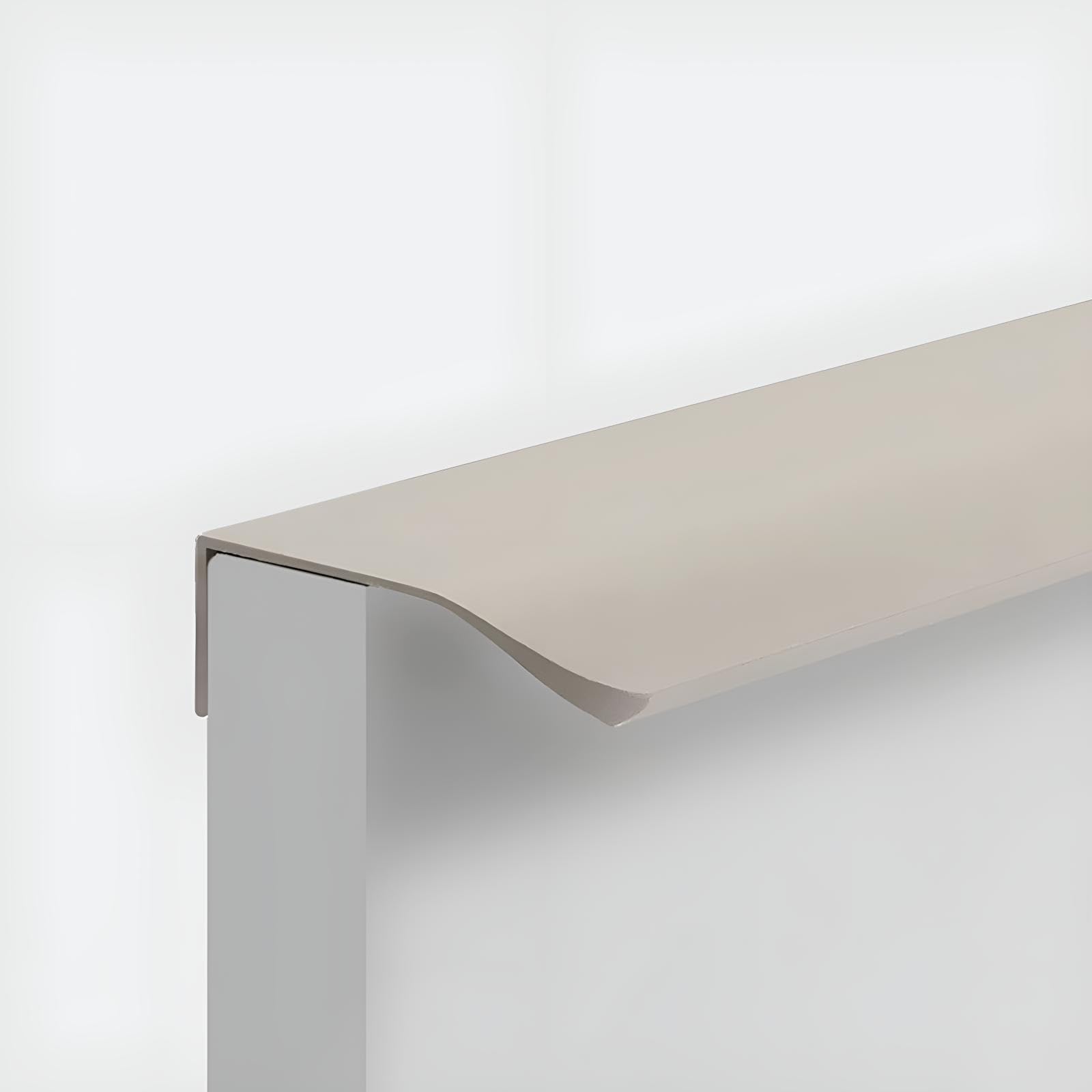 Schrankgriffe 4er Set L:12/15/20/30/40/60/80/100/120cm Moebelgriffleiste Aluminium Türgriffe Schubladen Griffe Schickes Design Für Eine Moderne Und Funktionale Einrichtung(Kaschmirgrau,L:80cm)