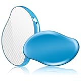 Crystal Hair Eraser for Women and Men, Reusable Crystal Hair Remover Magic Painless Exfoliation Hair Removal Tool, Magic Hair Eraser Device for Back Arms Legs (Sky Blue)