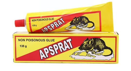 Saraoriginalshop Colla Topicida Tubetto da 135 ml Trappola per la cattura di Topi Ratti Rettili ed Insetti