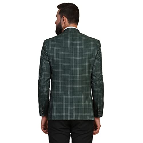 Image of TAHVO Grey Notched Lapel Blazer with Hanky