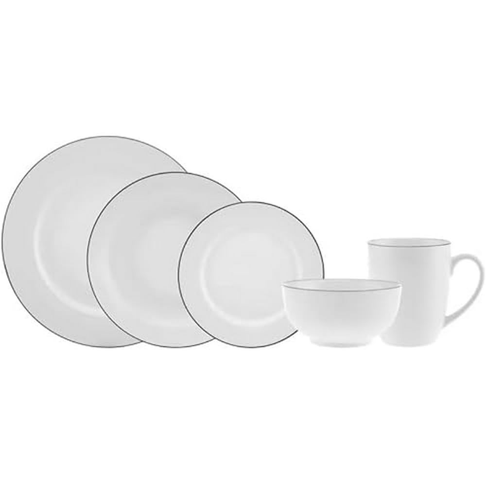 Karacalea Porcelain Dinner Set For People 30 Piece Crockery
