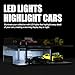1/24 Scale 2 Layers Cars Display Case for Model Car Display and Storage, Garage with LED Light Compatible with Hot Wheels and Matchbox Dioramas Parking Lot 8 Parking Spaces (Type 01)