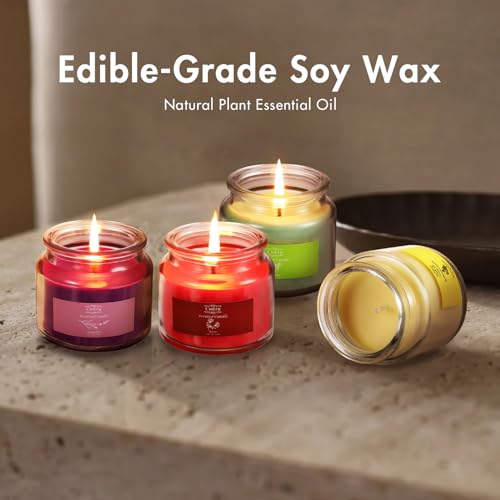 Velas perfumadas Cukiy con 50% de descuento, pack de 4