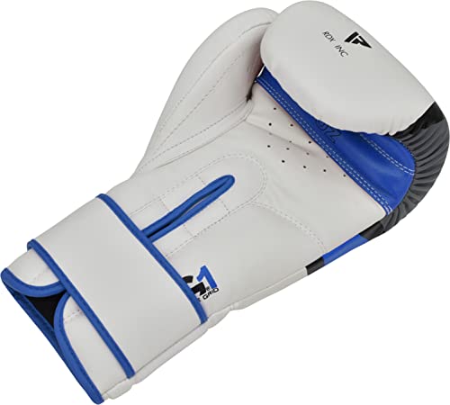 Image of RDX Boxing Gloves EGO, Sparring Muay Thai Kickboxing MMA Heavy Training Mitts, Maya Hide Leather, Ventilated, Long Support, Punching Bag Workout Pads, Men Women Adult 8 10 12 14 16 oz