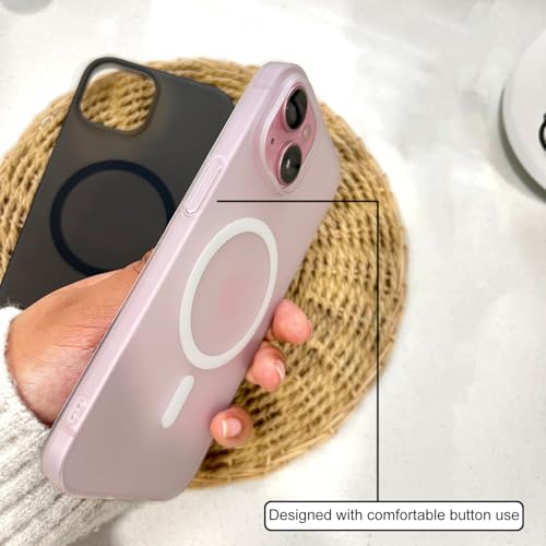 Image of COLORflow Back Cover Compatible with Oppo A5 Pro 5G / A5 Pro 4G | White Matte Finish | MAG-Safe | Slim Soft Touch Case with Anti-Slip Grip & Camera Protection