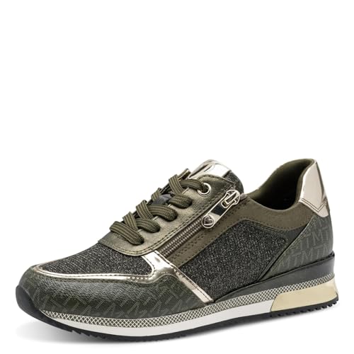 Marco Tozzi Damen 2-23713-41 Sneaker, Khaki Comb, 39 EU