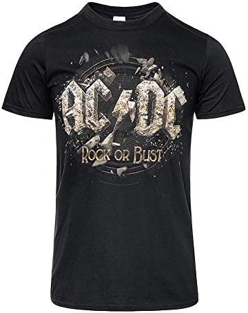 AC/DC Vd-peacdc40 Camiseta sin Mangas Kniited Hombre (Pack de 1)