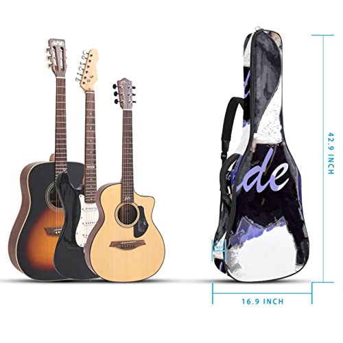 Housse de transport étanche pour guitare avec bandoulière réglable Motif Walker Boy Art, Multicolore 01., 42.9×16.9×4.7… - Les Beatles, Paul McCartney, John Lennon, RIngo Starr, George Harrison Housse de transport étanche pour guitare avec bandoulière réglable Motif Walker Boy Art, Multicolore 01., 42.9x16.9x4.7… – Image 6