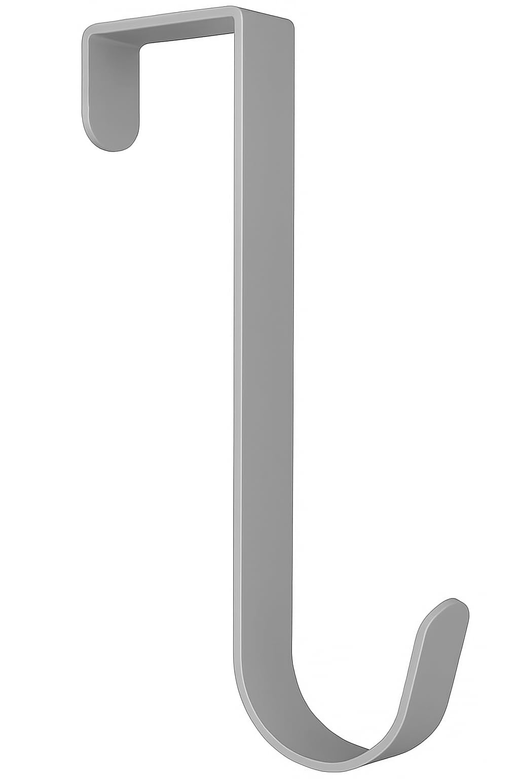 Floralcraft® 13" Silver Wreath Hooks – Over Door Hangers for Christmas Wreaths, Garlands & Seasonal Decorations – Heavy Duty Metal, Smooth Rounded Edges