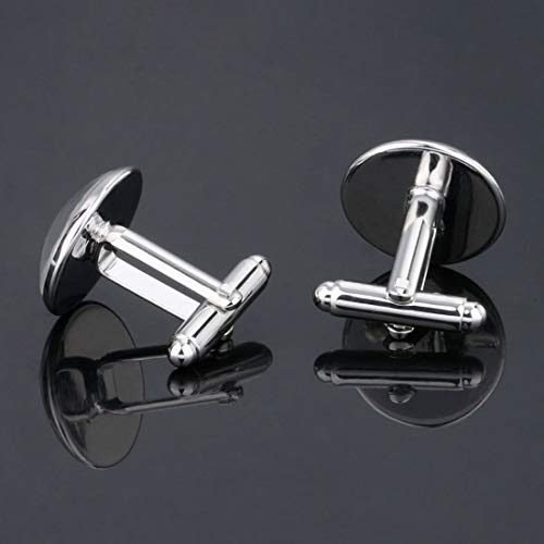 S Letter Statement Stainless Steel Cufflinks for Men and Boy's