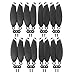 Anbee 16pcs Propellers Props Blades Spare Part for Holy Stone HS175D X650 X500 Pro RC Quadcopter
