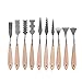 CONDA 10pcs Set di coltelli per Pittura, spatola in Acciaio Inossidabile Strumenti per Pittura, miscelazione Raschietto coltelli spatola Arte Pittura Pittura ad Olio Accessori Arte