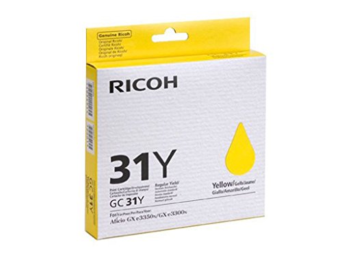 Best Price Square Toner, Yellow, GC31Y, RICOH 405691 by RICOH