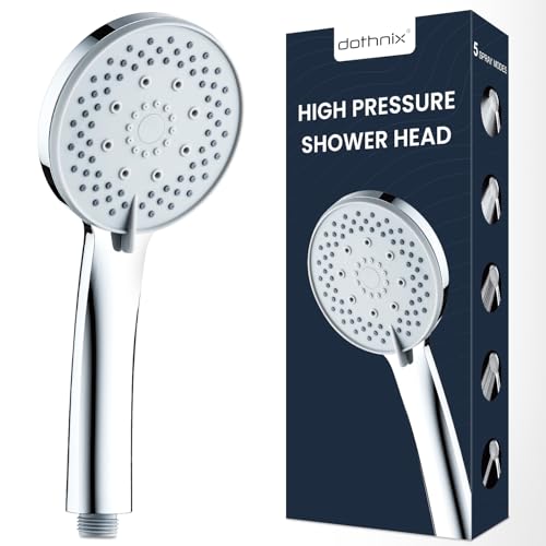 dothnix Duschkopf, Hochdruck-Duschkopf mit 5 Strahlarten, universeller Handbrause-Duschkopf für Regendusche dothnix Duschkopf, Hochdruck-Duschkopf mit 5 Strahlarten, universeller Handbrause-Duschkopf für Regendusche