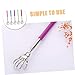 Ipetboom 5Pcs Retractable Stainless Steel Back Scratcher Long Handle Itch Relief Tool Portable Body Scratcher for Men and Women Comfortable