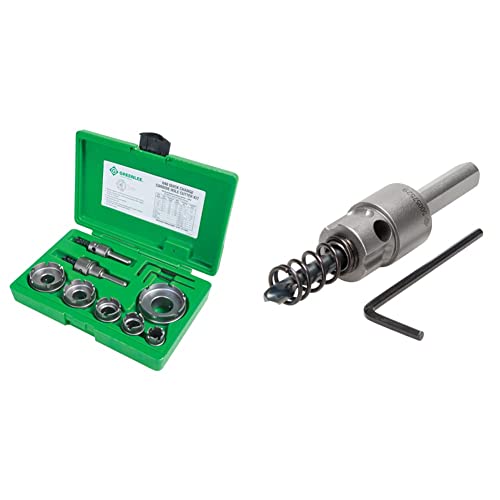 Greenlee Carbide Cutter Set (648) and Arbor