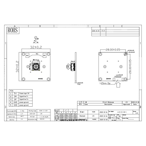 Module de caméra USB IMX258 HDR autofocus haute résolution - 5