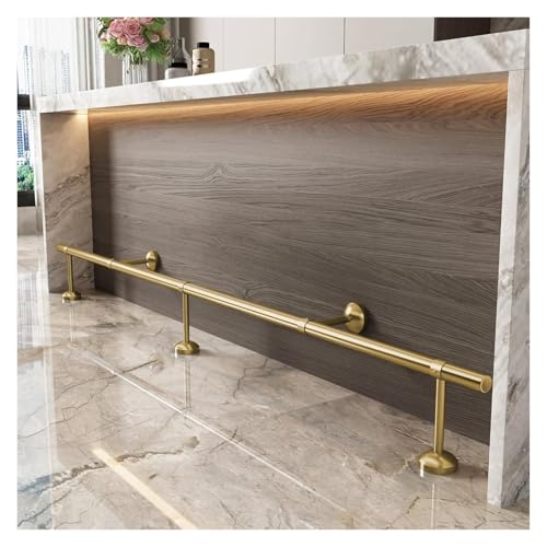 Repose-pieds de bar doré avec support détachable 1.3 pouces 2.9M