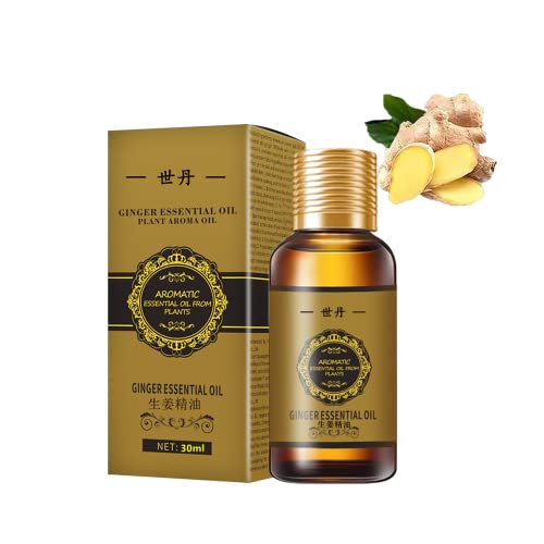 30ML Belly Drainage Ginger Oil, Slimming Tummy Ginger Oil, Ginger ...