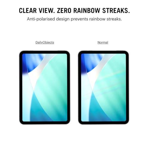 Image of DailyObjects Sheath Screen Protector with Applicator Tray For iPad 11th Gen 2025 | 9H Toughened Glass Screen Protector with HD Quality