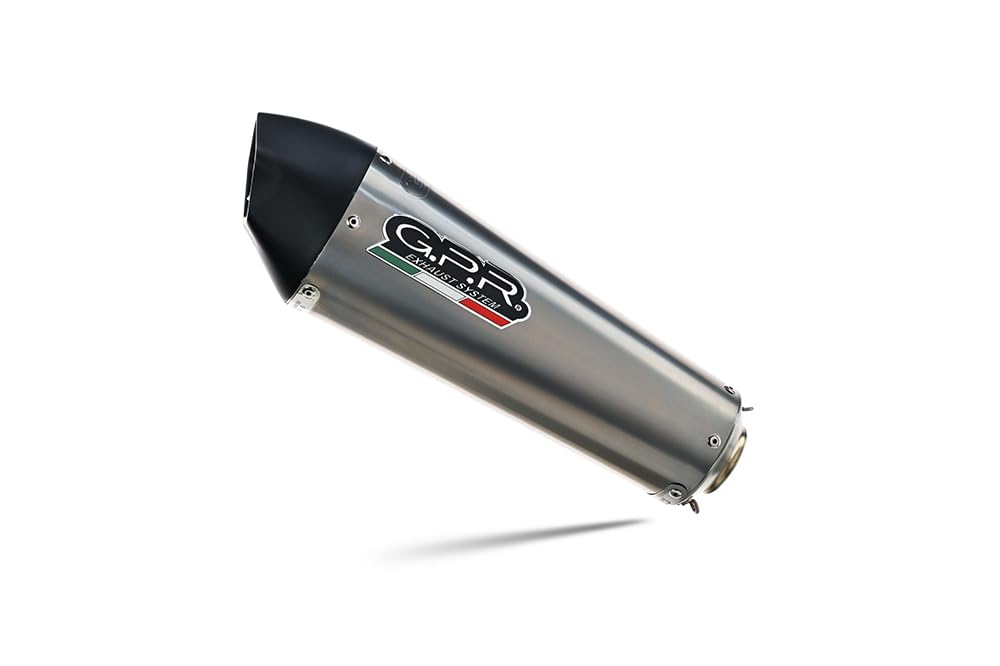 Scarico GPR compatibile con Ktm Duke 790 2021-2023, GP Evo4 Titanium, Scarico omologato, silenziatore con db killer estraibile e raccordo specifico