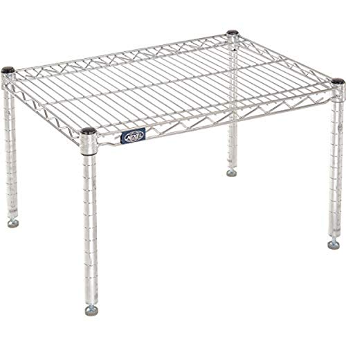 Nexel Commerical Wire Shelf Platform Dunnage Storage Rack, 21