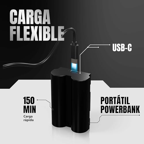 PATONA 2X Platinum NP-W235 Batería 2600mAh USB-C Input Compatible con Fuji Fujifilm GFX-50s II GFX-100S GFX100 II X-H2 X-H2S X-S20 X-T4 X-T5 GFX50 XH2 XH2S XS20 XT4 XT5 NPW235 NP W235 - imagen 3