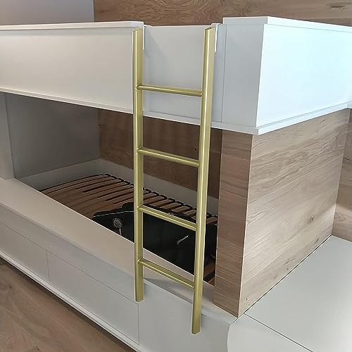 Twin Bunk Bed Ladder, Lightweight Metal Hanging Ladder with Mounting Hooks, Easy-Move Design for Dorms & Home, Space-Saving Bunk Bed Accessory