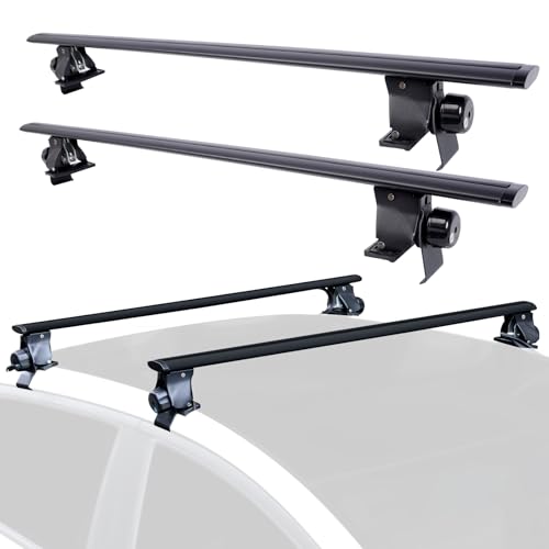 SYDSZ Roof Rack Cross Bars 300lb Compatible with Lincoln MKT 2010-2019, Capacity Roof Rack for Bare Roof, Heavy Duty Anti-Theft Aluminum Roof Rails Crossbars Rooftop Luggage Racks Carrier