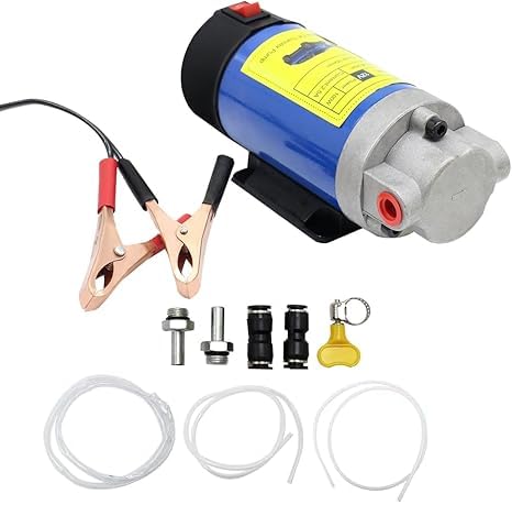 Airtak oil change pump extractor kit Engine Oil Pump Portable Electric Self-Priming Motor for Car, Jet Ski, Truck, Camper, Motorbike,ATV,RV, Boat100W